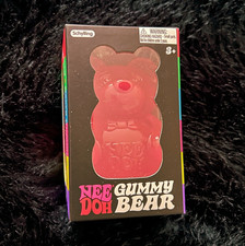 AUTHENTIC Schylling NeeDoh Gummy Bear Pink Factory Sealed BRAND NEW
