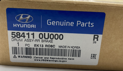 #ad #ad GENUINE Hyundai Parts 58411 0U000 Drum Assembly Rear Brake 584110U000 NEW $229.77