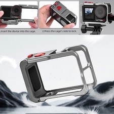 For DJI OSMO ACTION 3/4/5Pro Camera Expansion Cage Metal Frame Accessories
