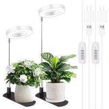 Grow Light for Indoor Plants, Height Adjustable Plant Grow Lamp with Auto On/...