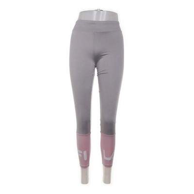 Fila, Sportleggings, Größe: L, 71F570, Grau/Pink, Elasthan/Polyester, Damen #JAx