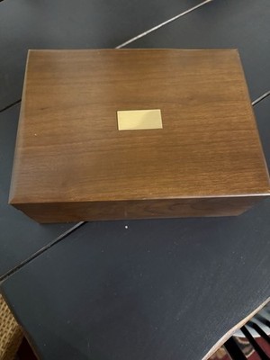 Vintage Cigar Box/Humidor Aztec City Humidity Plate