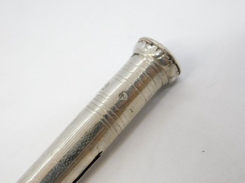 George IV Sterling Silver Pipe Tamper & Propelling Pencil AF Antique 1829 - Picture 4 of 8