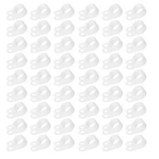  200 Pcs String Light Cable Fixing Clamp Wire Clips Extension Cord Wall