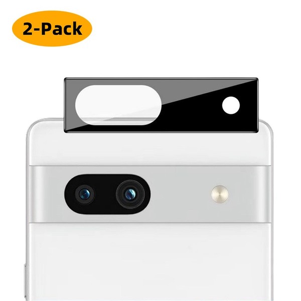 9H Schutzglas FüR Google Pixel 7A Kamera Linse Schutzfolie Panzerfolie Schwarz-image