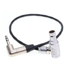 For Red Komodo Timecode Cable Tentacle Sync Right Angle 3.5mm TRS To 9 Pin Male