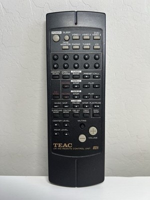 TEAC UR-410 REMOTE CONTROL UNIT FOR AUDIO VIDEO SURROUND RECEIVER MODELS GENUINE