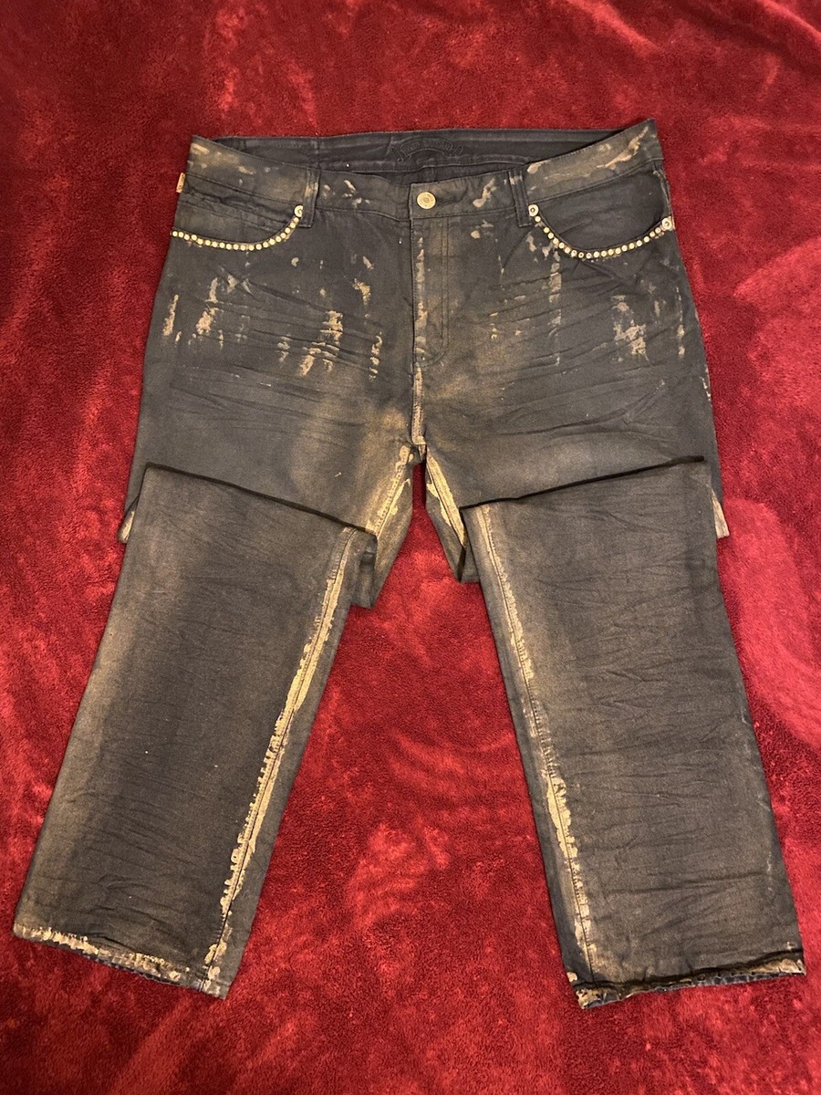 Robin Jeans Gold x Black Sze 38 | eBay