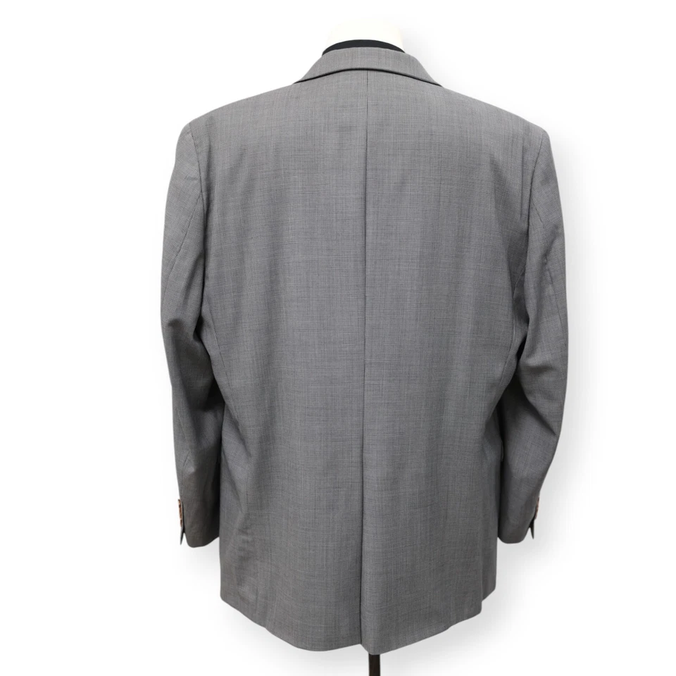 RALPH LAUREN мужской шерсти серый сетки SLIM FIT спортивное пальто костюм куртка blazer 48 L - Изображение 4 из 4