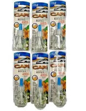 SC Johnson Glade LOT 6 Car Scented Oil Refills Tropical Moment Air Fresheners