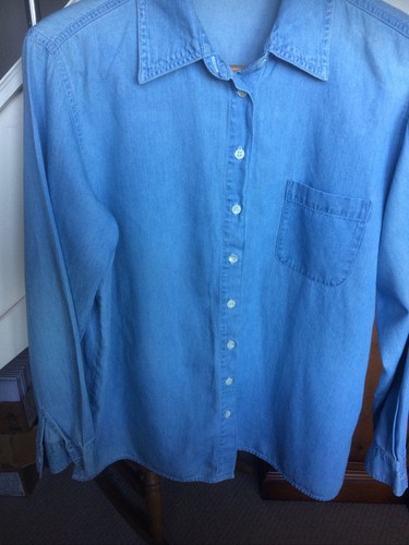 DENIM SHIRT- BHS - SIZE 16 - 100 