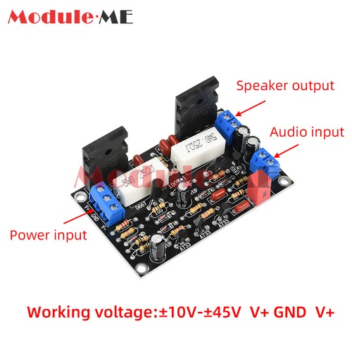 2SC5200+2SA1943 Mono High Power Amplifiers 100W HIFI Audio Amplifier Board - Picture 3 of 12