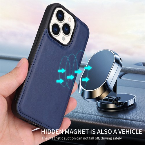 Case for iPhone 16E 16 15 14 13 12 11 Detachable Leather Wallet Case Phone Cover - Picture 7 of 18