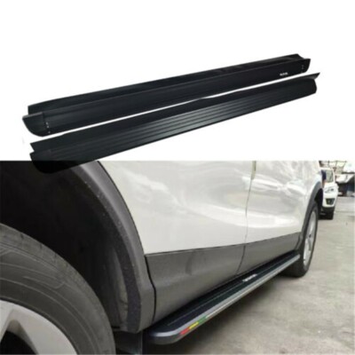 2Pcs Fits for Audi Q7 2017-2024 Door Fixed Side Step Running Board Nerf Bar