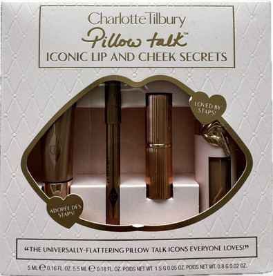 Charlotte Tilbury Pillow Talk Iconic Lip & Cheek Secrets Set - Limited Edition
