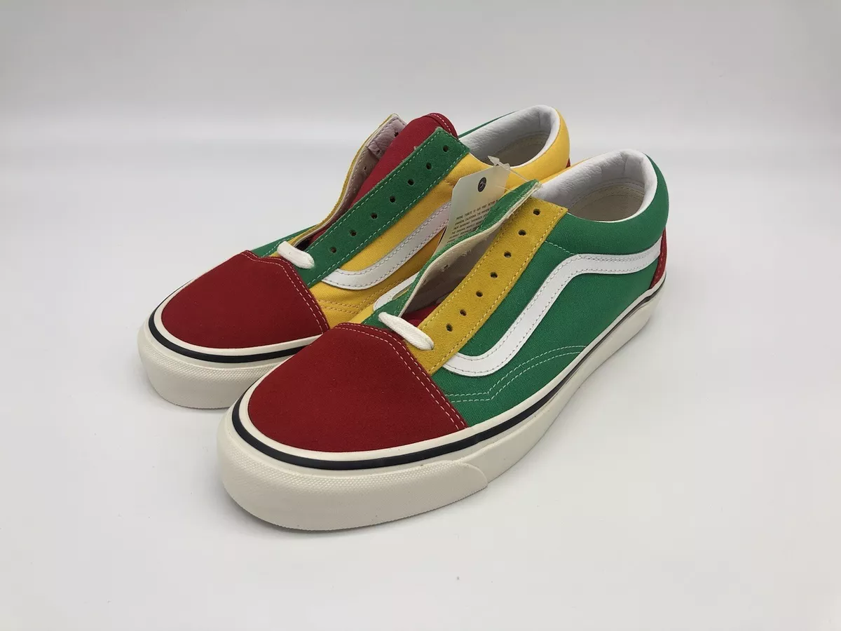 New vans top green yellow red
