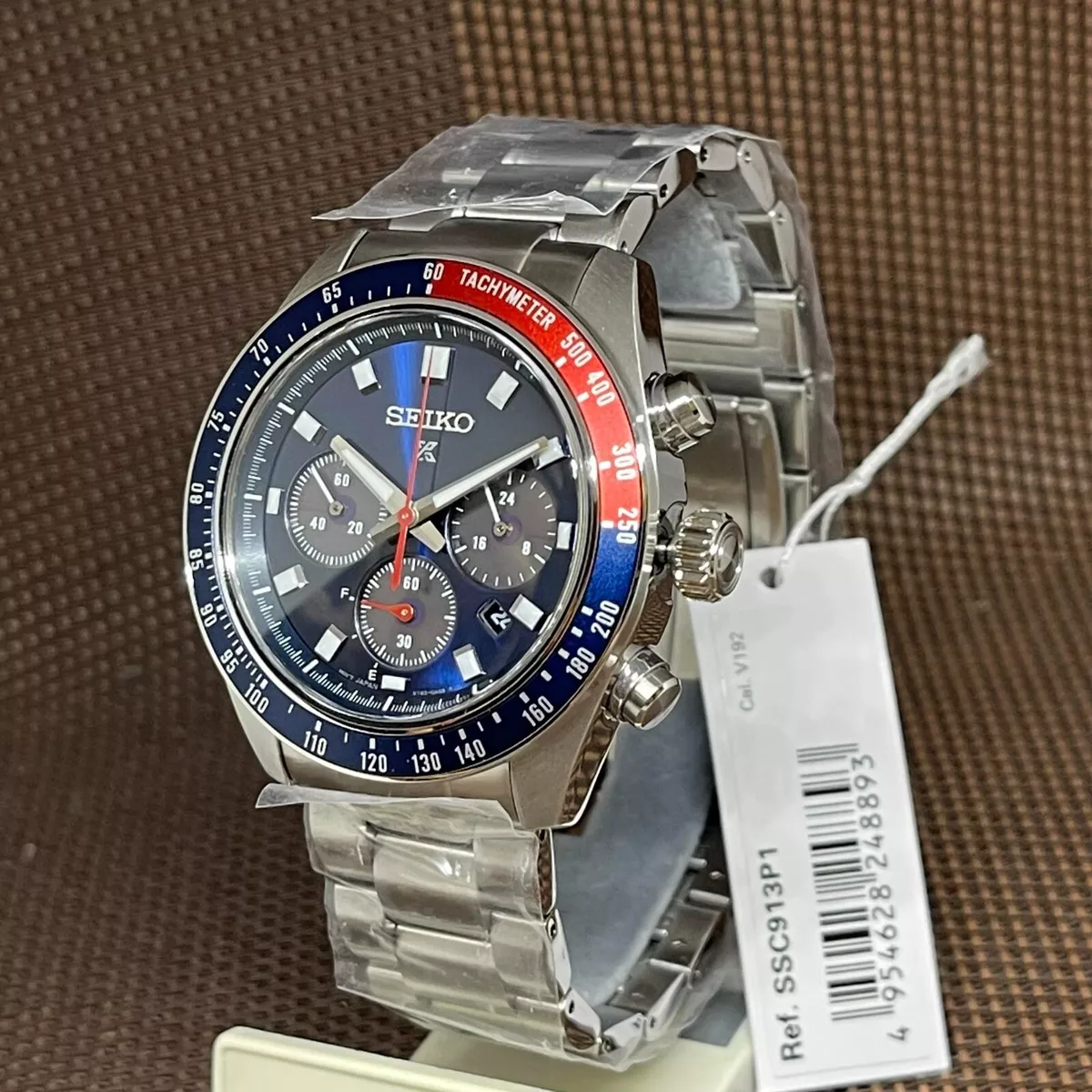 Seiko Prospex SSC913P1 Speedtimer Chronograph Sapphire Solar Power Men s Watch