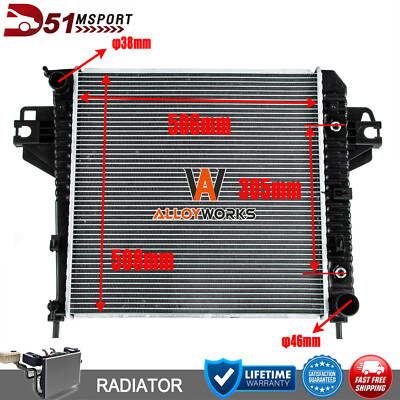 Aluminum Core Radiator for 2002-2006 04 05 Jeep Liberty Base Limited 3.7L V6