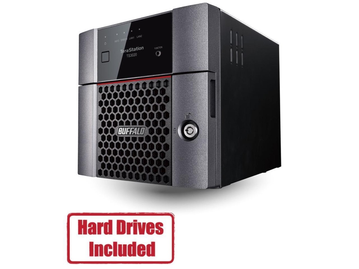 BUFFALO TeraStation TS3220DN0402 2-Bay NAS 4TB (2x2TB) with NAS 