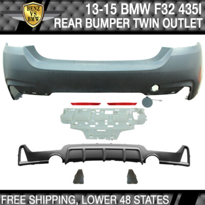 Fits 14-20 BMW F32 F33 F36 428i MP Style Rear Bumper Cover Unpainted - PP