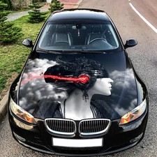 Abstract Girl Car Hood Wrap Decal Vinyl Sticker Full Color Graphic Fit Any Car Abstract Girl Car Hood Wrap Decal Vinyl Sticker Full Color Graphic Fit Any Car