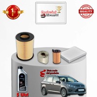 Wartungsset 4 Filter Und ÖL Ford Grand C-Max 1.6 Diesel 70KW 95PS Ab 2010