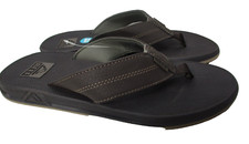 Reef Element TQT Sandals Brown Thong Flip Flop Bottle Opener Mens Sz 9