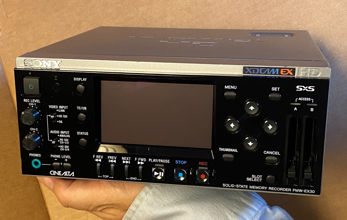 【希少】SONY PMW-EX30 XDCAM EXレコーダー Sony XDCAM Recorder - EX Deck - Sony PMW-EX30 – Southern