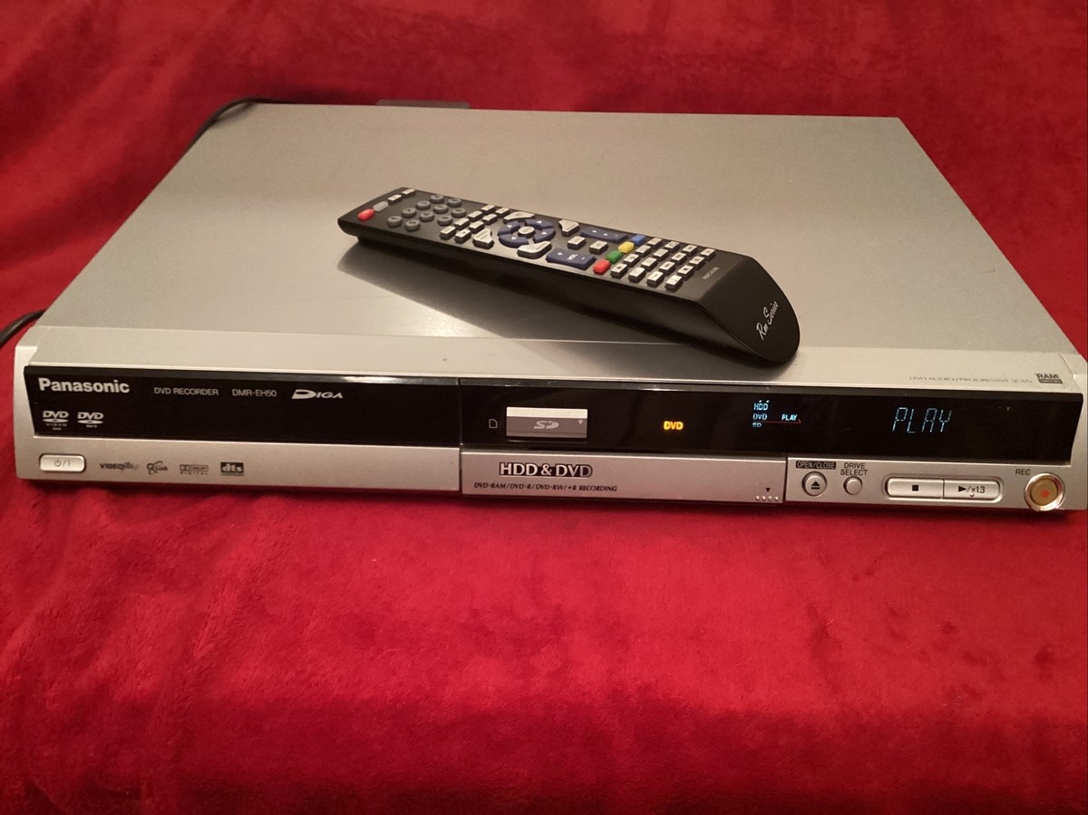 Panasonic DMR-EH50 DVD/HDD Recorder with 80GB HDD SD Card Slot Panasonic DMR-EH50 DVD/HDD Recorder with 80GB HDD SD Card Slot