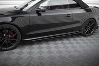 Street Pro Seitenschweller Ansatz Flaps FüR Audi A5 S-Line S5 Schwarz
