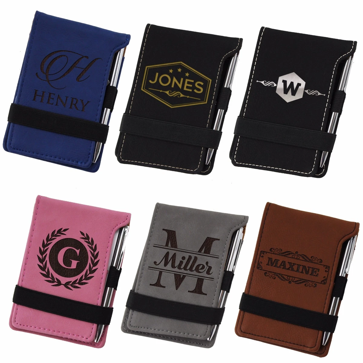 Personalized Engraved Notepad with Pen Business Graduation Office Gift