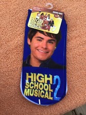 High School Musical 2 socks - Zack Efron - Size 9-11