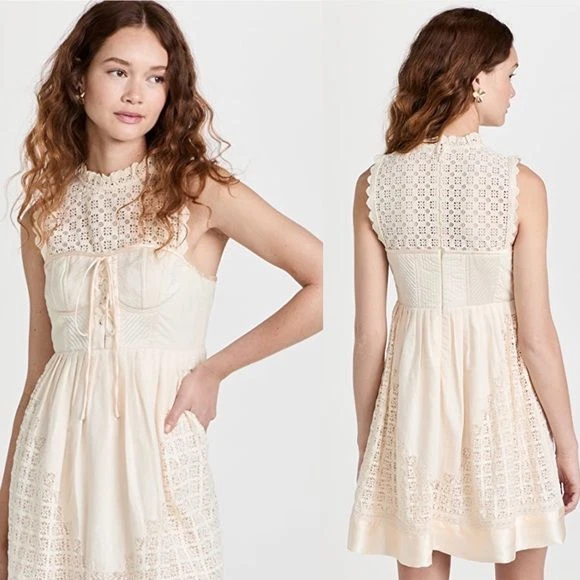 Sabrina top lace dress