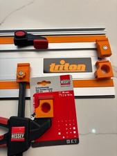 Triton track Saw guide rail clamp adaptor feet - to fit Bessey Clamp (Pair) 2x