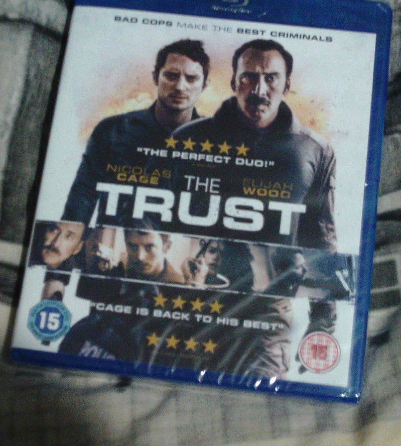 The Trust Blu-ray (2016) Nicolas Cage, Elijah Wood  sealed new