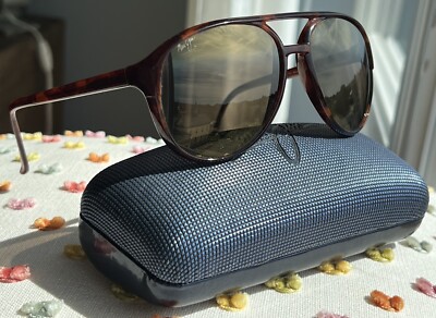 Maui Jim Aviator MJ 193 10 Tortoise Frame + HCL Bronze Polarized