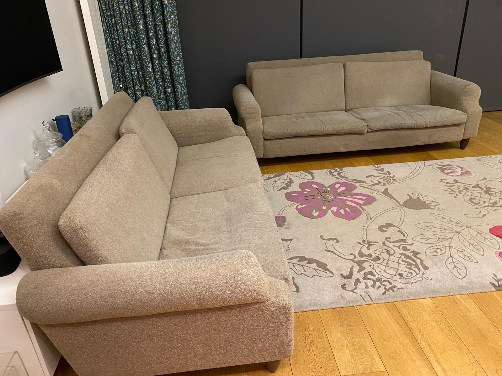 Pair Of Heals Sofas eBay