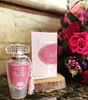 MY STORE Mohra Silky Rose | Eau De Parfum 100ml | By Lattafa FREE UK DELIVERY