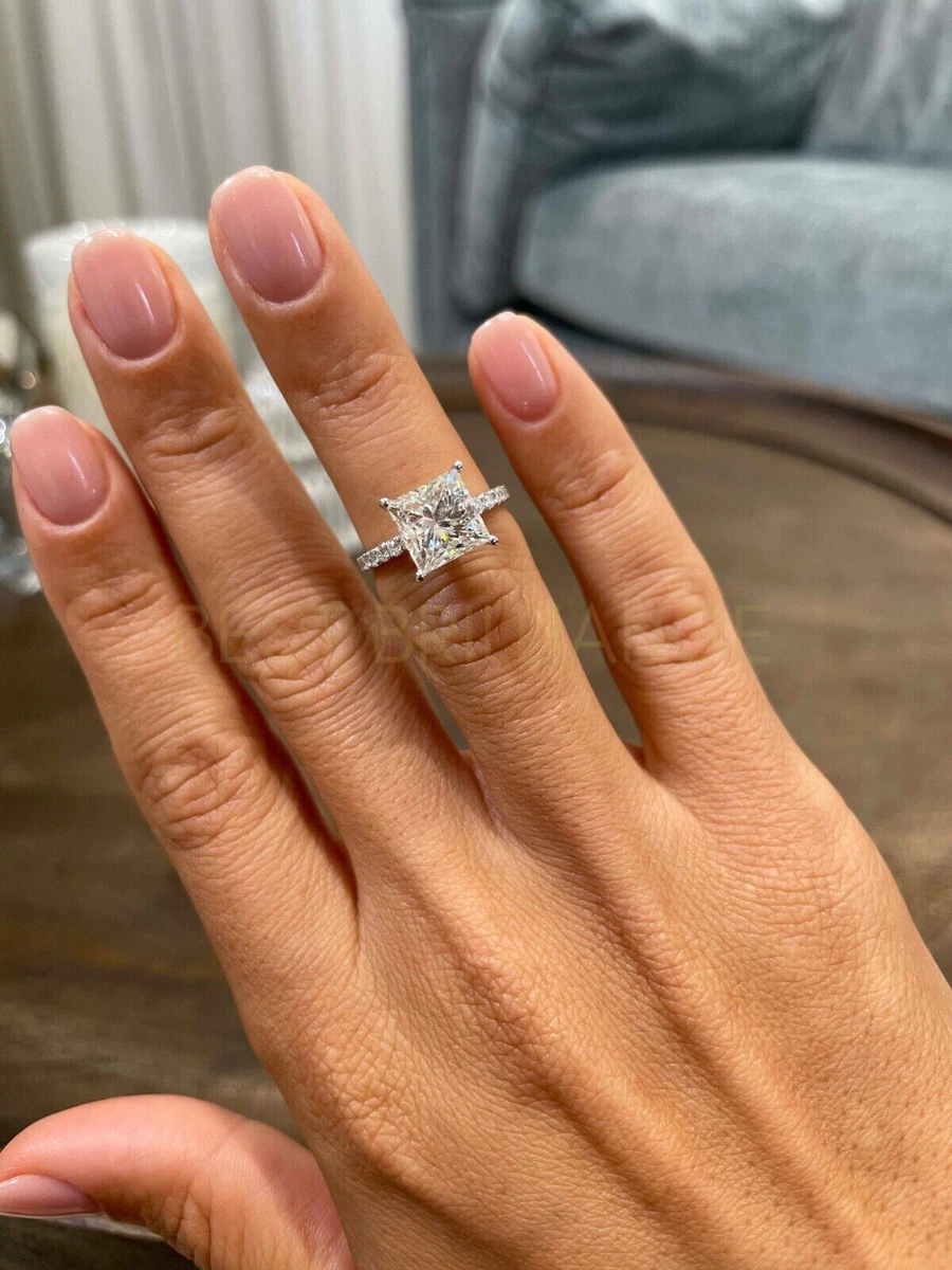 Complete Princess Cut Engagement Ring