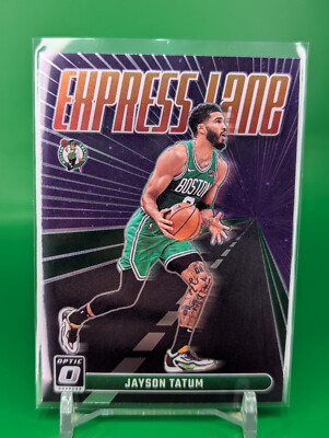 Jayson Tatum 2023-24 Panini Optic Express Lane Insert #12 Celtics