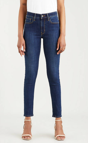 Women's Levi’s® 721 High Rise Skinny Jeans 'Blue Story Dark Indigo' - Afbeelding 1 van 10