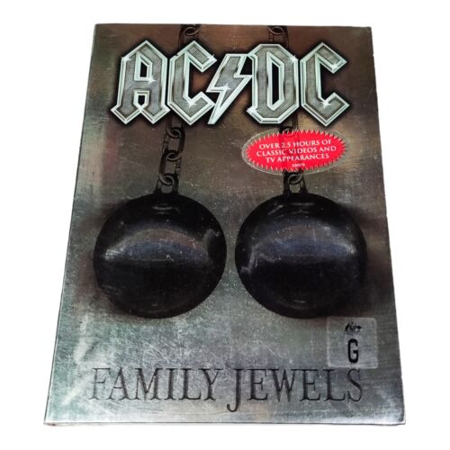 AC/DC Family Jewels 2-Disc DVD - 2.5 Hours of Video Classic Rock Reg 1 3 4 5 6 - Foto 1 di 6