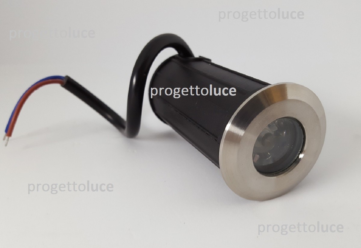 Segnapasso LED Da Incasso A Terra 4w Rgbw 4000k Ip68 – Dc 24v ø40 Mm COLORE LUCE RGB 4000K NATURALE - Foto 4