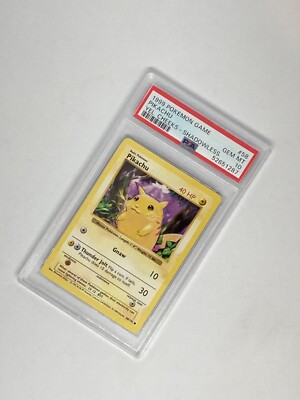 1999 Pokemon - PIKACHU #58 - Yellow Cheeks Shadowless WOTC - PSA