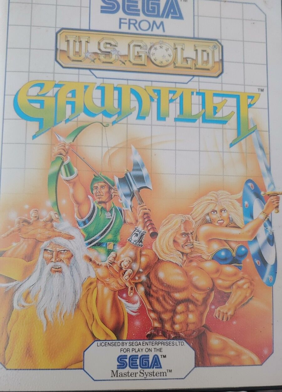 Gauntlet (Tengen 1990) Sega Master System (Modul Manual Box) works classic CIB