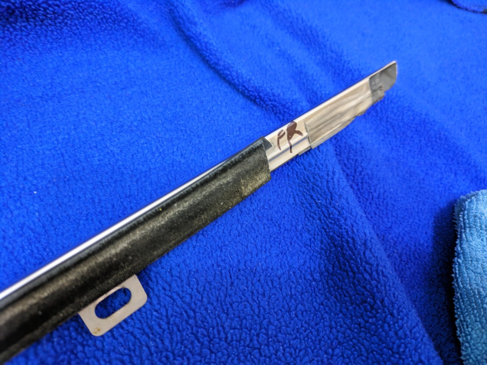 2006-12 Bentley Flying Spur Front Right Lower Window Door Trim Chrome strip oem
