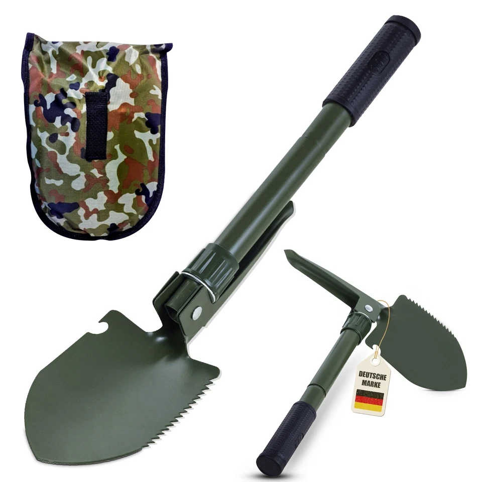 Klappspaten Bundeswehr Spaten Outdoor Camping Survival Werkzeug Klappschaufel - Bild 1 von 4