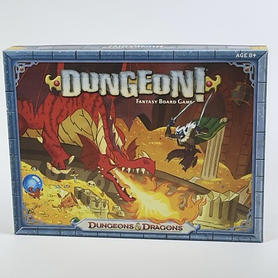 Dungeon! D&D Fantasy Board Game Wizards of the Coast 100% Complete