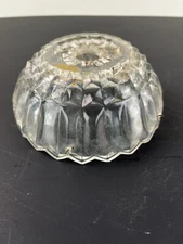 Vtg Czechoslavakia Chandelier Bobeche 5" Cut Glass  Czechoslavakian Crystal