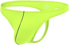 Men's Thong G-String Underwear Low Rise T-Back Under Bulge Pouch Male Underpant